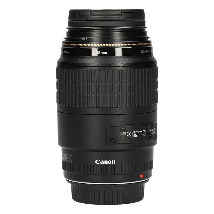 Canon EF 100mm f/2.8 Macro USM met garantie, Audio, Tv en Foto, Fotografie | Lenzen en Objectieven, Gebruikt, Ophalen of Verzenden
