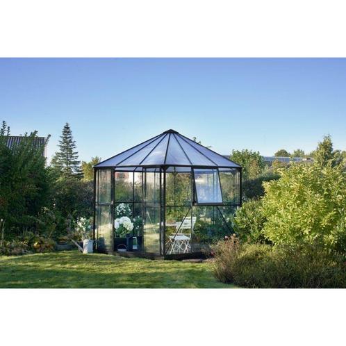 Halls prieel Atrium 9,0 - zwart, Tuin en Terras, Kassen, Nieuw, Verzenden