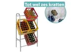 HI Krattenrek - voor 6 kratten - 65 x 34 x 115 cm, Verzenden, Nieuw
