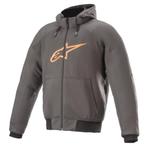 Alpinestars Chrome Sport Tar Gray Flame Orange Hoodie, Nieuw met kaartje, Overige typen, Alpinestars, Heren