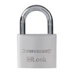 Silverline hangslot korte beugel - aluminium, stalen beug..., Ophalen of Verzenden, Nieuw