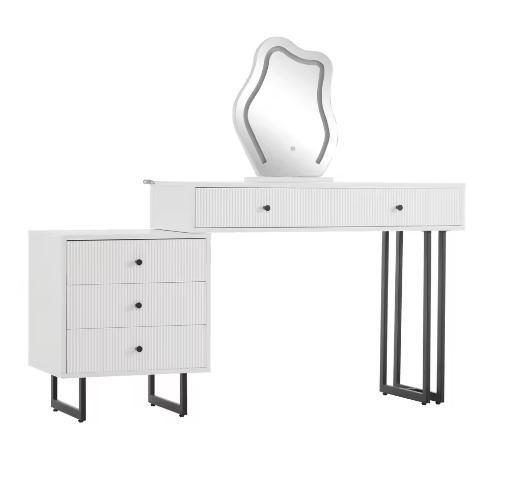 Make-uptafel met LED-verlichting en 5 Lades, Huis en Inrichting, Tafels | Kaptafels, Nieuw, Verzenden