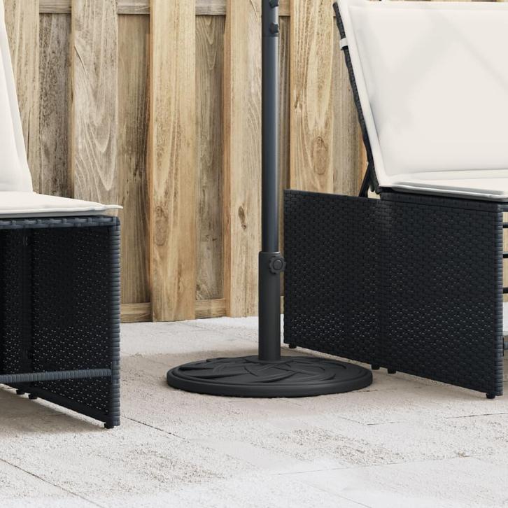 vidaXL Parasolvoet voor stok van Ø38 / 48 mm 12 kg rond, Tuin en Terras, Parasols, Parasolvoet, Nieuw, Verzenden