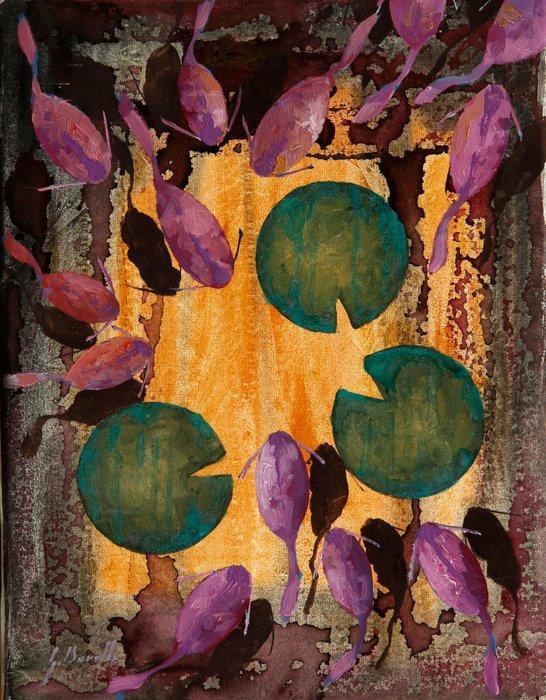 Guido Borelli - macchie, Antiek en Kunst, Kunst | Schilderijen | Modern