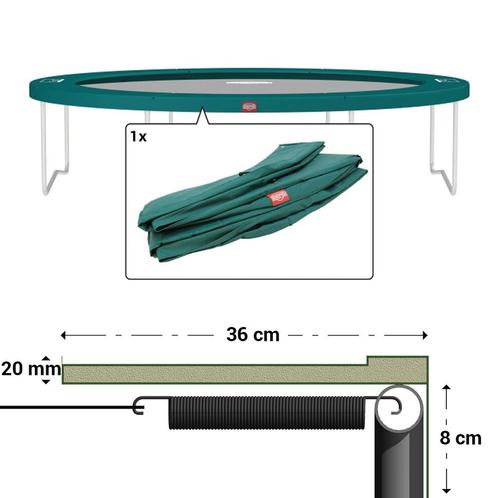 Trampoline Rand Favorit Berg 330 cm Groen, Kinderen en Baby's, Speelgoed | Buiten | Trampolines, Nieuw, Ophalen of Verzenden
