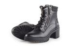 Mustang Veterboots in maat 40 Zwart | 10% extra korting, Kleding | Dames, Schoenen, Verzenden, Zwart, Overige typen, Zo goed als nieuw