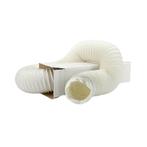 Flexibele slang WIT PVC - Ø125 - lengte 10 meter, Doe-het-zelf en Verbouw, Verzenden, Nieuw