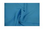 15 meter chiffon stof - Aqua blauw, 120 cm of meer, Polyester, Verzenden, Blauw