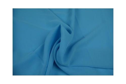 15 meter chiffon stof - Aqua blauw, Hobby en Vrije tijd, Stoffen en Lappen, 120 cm of meer, 200 cm of meer, Blauw, Nieuw, Polyester