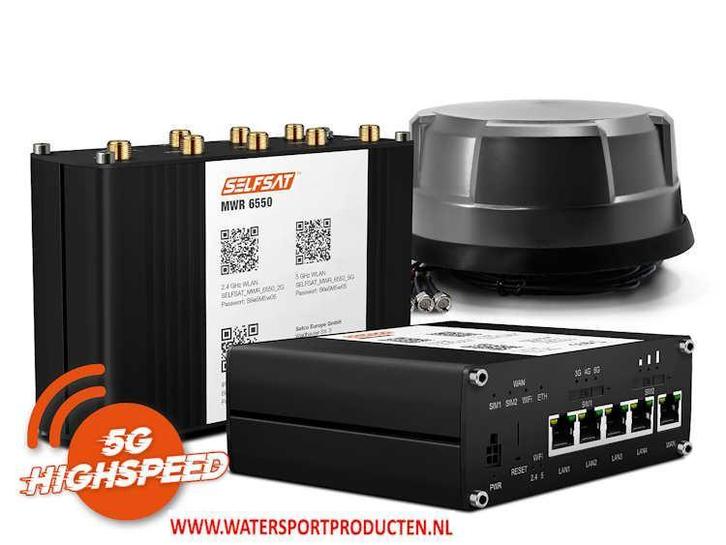 Selfsat 5G Cat 20 WiFi 6 WLAN Router MWR 6550, Caravans en Kamperen, Camper-accessoires, Nieuw, Verzenden