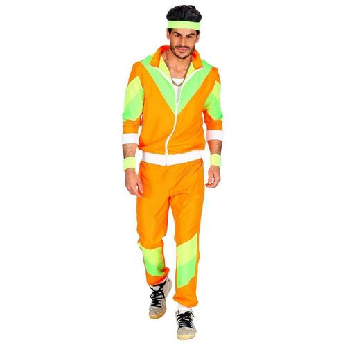 Foute Party Trainingspak Neon Oranje, Kleding | Dames, Carnavalskleding en Feestkleding, Nieuw, Ophalen of Verzenden