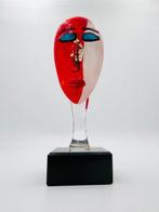 Guidotti - sculptuur, Viso Modigliani Style - 11 cm - Vetro