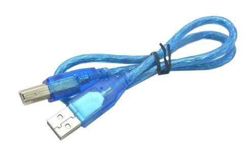 USB 2.0 kabel type B 50cm blauw, Hobby en Vrije tijd, Elektronica-componenten, Verzenden
