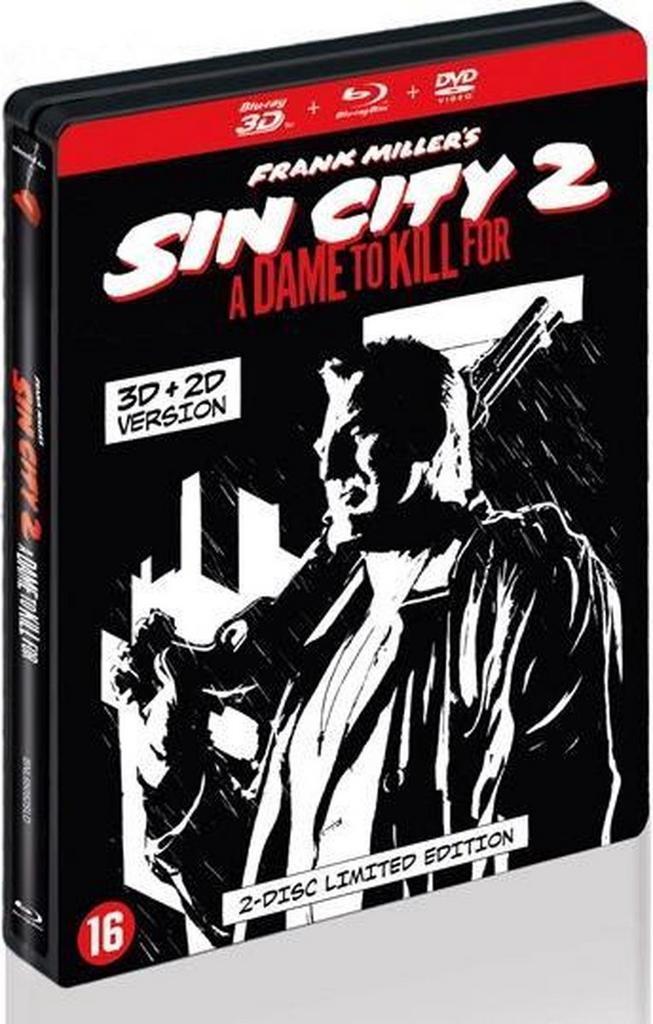 Sin City 2: a Dame to Kill For (steelbook edition) (Blu-ray), Cd's en Dvd's, Blu-ray, Gebruikt, Verzenden
