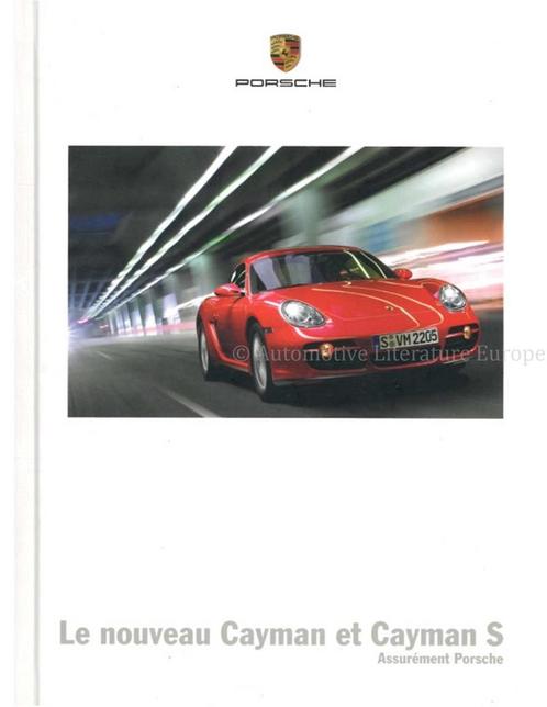 2007 PORSCHE CAYMAN HARDCOVER BROCHURE FRANS, Boeken, Auto's | Folders en Tijdschriften, Porsche