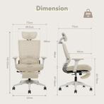 Ergonomische Bureaustoel -  Office Chair - Gamestoel - Volwa, Huis en Inrichting, Verzenden, Nieuw
