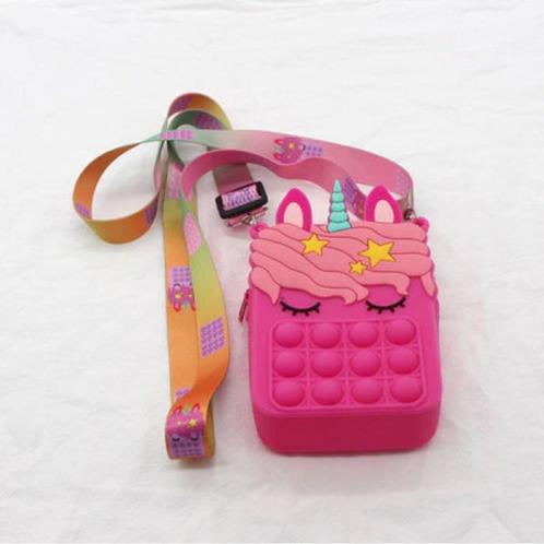 Pop It Portemonnee - Fidget Anti Stress Speelgoed Bubble Toy, Sieraden, Tassen en Uiterlijk, Portemonnees, Nieuw, Verzenden