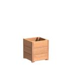 Hardhouten plantenbak Sevilla 40x40x43,5cm - Met bodem, Tuin en Terras, Bloembakken en Plantenbakken, Minder dan 60 cm, Vierkant