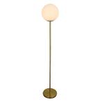 Design vloerlamp wit, Dolf, met schakelaar, Huis en Inrichting, Lampen | Vloerlampen, Design, Nieuw, Ophalen of Verzenden, Glas