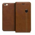 iPhone 8 - iHosen Leather Book Case - Bruin, Nieuw, Ophalen of Verzenden