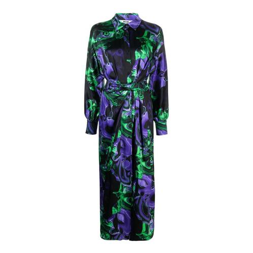 MSGM • lange blouse jurk • 36 (IT42), Kleding | Dames, Jurken, Zwart, Nieuw, Maat 36 (S), Verzenden