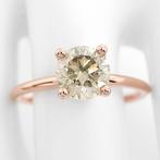 Zonder Minimumprijs - Ring - 14 karaat Roségoud - 1.32ct., Nieuw