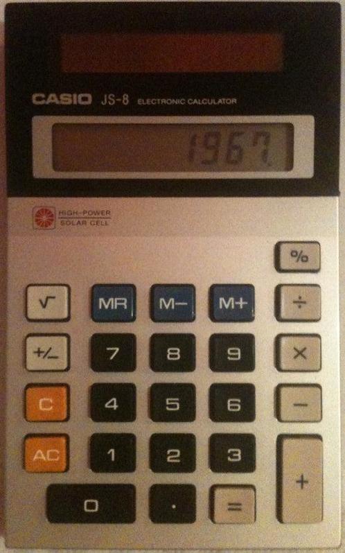 Casio JS-8 Rekenmachine, Zakelijke goederen, Kantoor en Winkelinrichting | Kantoorartikelen, Verzenden