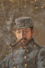Étienne-Auguste Krier (1875-1953) - Portret van een soldaat