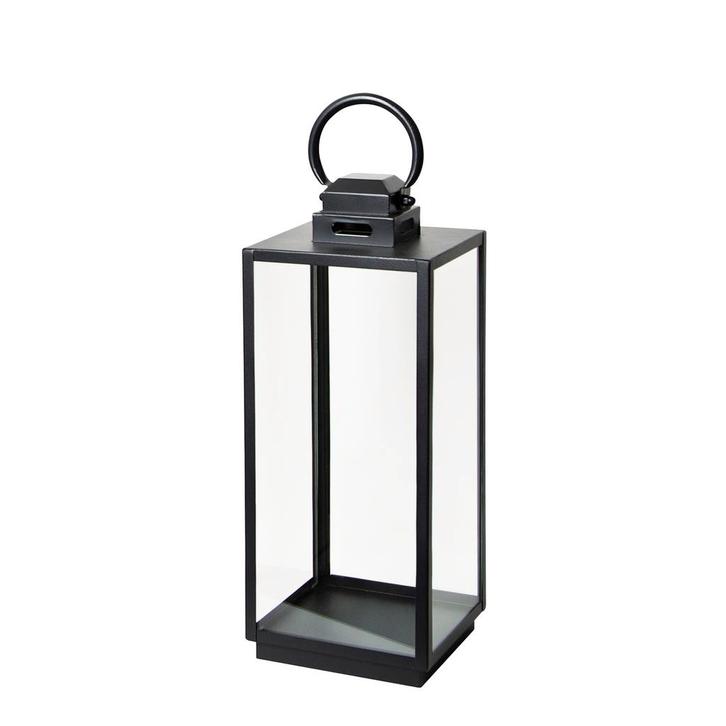 Michigan Windlicht Zwart Small Tuinaccessoires Windlichten, Huis en Inrichting, Lampen | Overige, Verzenden