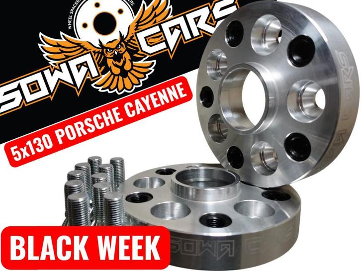 Spacers PORSCHE 5x112 5x130 Cayenne Cayman Spoorverbreders, Auto diversen, Tuning en Styling, Ophalen of Verzenden