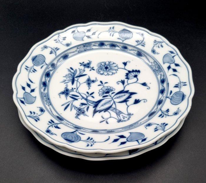Meissen - Tafelservies - Zwiebelmuster 2 x eetborden ca. 25, Antiek en Kunst, Antiek | Glas en Kristal