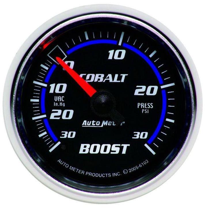 Autometer Cobalt 52mm 30psi mechanical Boost Gauge - 6103, Auto-onderdelen, Interieur en Bekleding, Ophalen of Verzenden