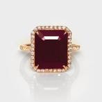 Zonder Minimumprijs - Ring - 14 karaat Roségoud, 6,54ct, Sieraden, Tassen en Uiterlijk, Ringen, Nieuw