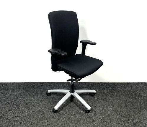 Refurbished König Neurath Bureaustoel Zwart, Huis en Inrichting, Bureaustoelen, Bureaustoel, Ergonomisch, Ophalen of Verzenden