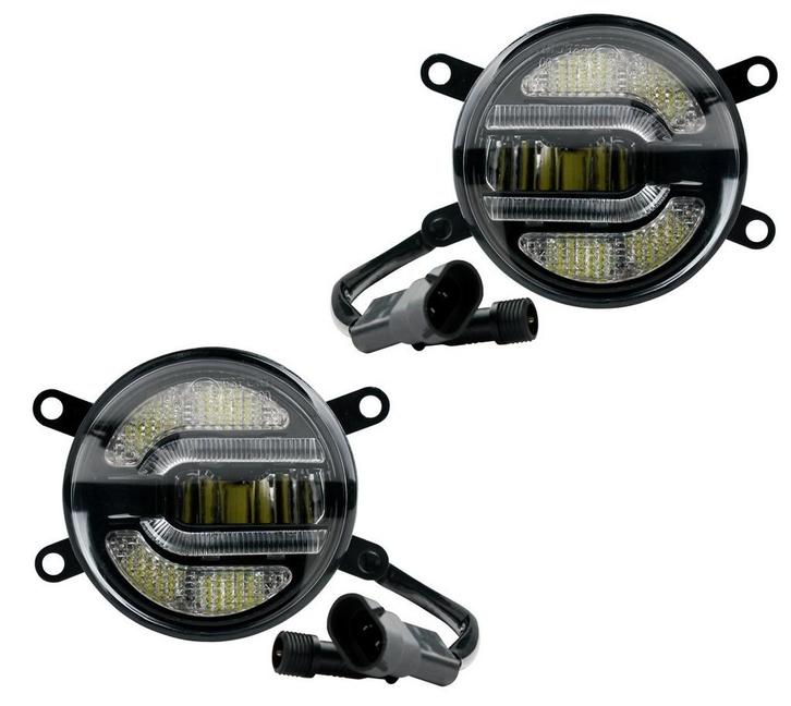 LED Dagrijlampen / Mistlampen 90mm 9-32V Universeel, Auto-onderdelen, Overige Auto-onderdelen, Ophalen of Verzenden