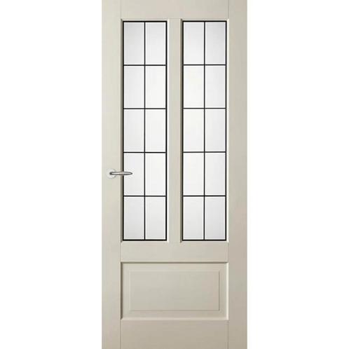 Austria Binnendeur Balance Fresno 83x211,5 (Glas in lood), Doe-het-zelf en Verbouw, Deuren en Horren, Nieuw, Glas, Hout, Binnendeur