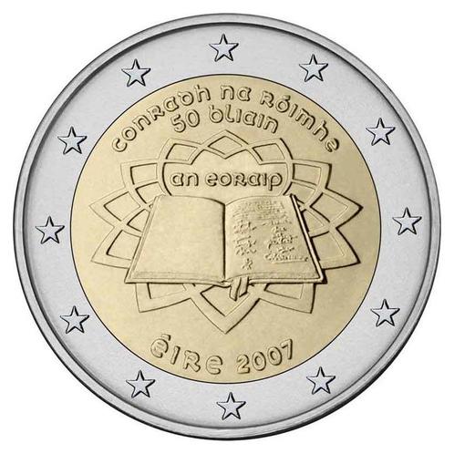 Ierland 2 Euro Rome 2007, Postzegels en Munten, Munten | Europa | Euromunten, Verzenden