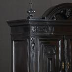 Monumentaal rariteitenkabinet of drankenkastje ca 1875 Holla, Antiek en Kunst, Antiek | Meubels | Kasten, Ophalen of Verzenden