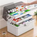 3-Laags EHBO Medicijnkoffer – Draagbare Opbergdoos, Huis en Inrichting, Kasten | Overige, Verzenden, Nieuw