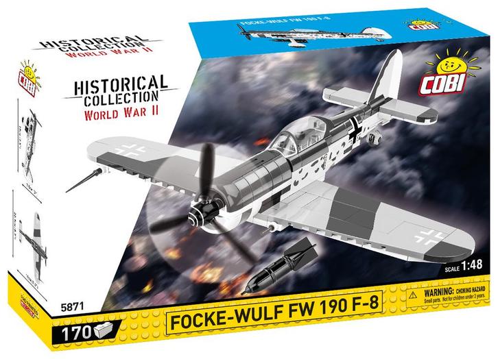 COBI 5871 Focke Wulf FW190 F-8 (Leger bouwsets), Kinderen en Baby's, Speelgoed | Bouwstenen, Nieuw, Verzenden