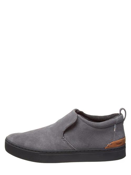 SALE -56% | TOMS Leren instappers Paxton grijs | OP=OP, Kleding | Heren, Schoenen, Nieuw, Verzenden