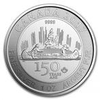 Canada Voyageur 150 year Anniversary - 1 oz 2017, Zilver, Losse munt, Verzenden, Noord-Amerika