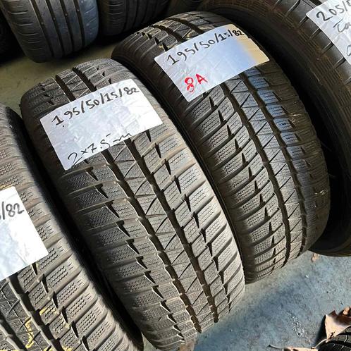 2 x Falken Eurowinter 195-50-15 Winterbanden 7,5mm, Auto-onderdelen, Banden en Velgen, 15 inch, Winterbanden, 195 mm, Personenwagen