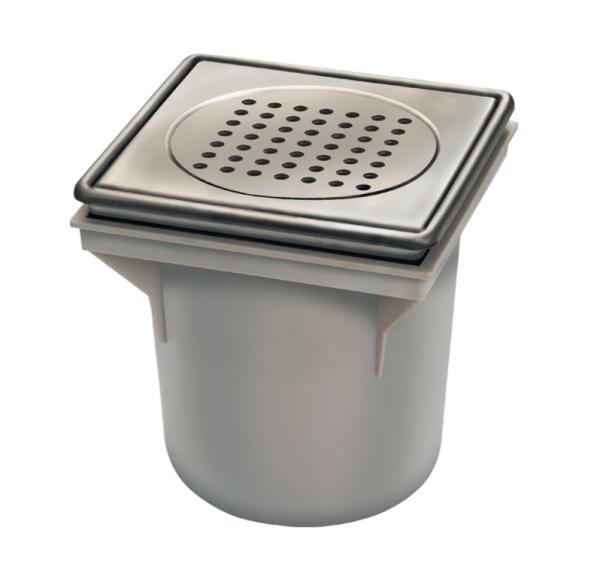 van den Berg abs emmerput 20 x 20 cm 15316 onderuitlaat 75mm, Doe-het-zelf en Verbouw, Sanitair, Ophalen of Verzenden