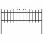 Tuinhek Staal Zwart - 1.8m - OP=OP - Veilig & Goedkoop, Ophalen of Verzenden, Nieuw, IJzer, Tuinhek