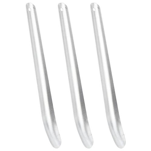 vidaXL Zweetschrapers paard 3 st aluminium zilverkleurig, Dieren en Toebehoren, Paarden en Pony's | Overige Paardenspullen, Nieuw