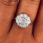 Zonder Minimumprijs - Ring Platina Diamant (Natuurlijk), Sieraden, Tassen en Uiterlijk, Ringen, Nieuw