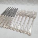 Mappin & Webb - Bestekset (12) - Verzilverd - Shell pattern, Antiek en Kunst