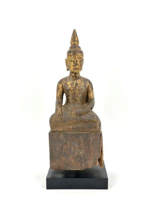 No reserve! Bouddha - Ethnique Laos - 19th c. - Beeld - Laos, Antiek en Kunst, Kunst | Niet-Westerse kunst