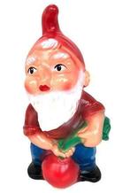Tuinkabouter met radijsje, kunststof kabouter 22cm, Tuin en Terras, Nieuw